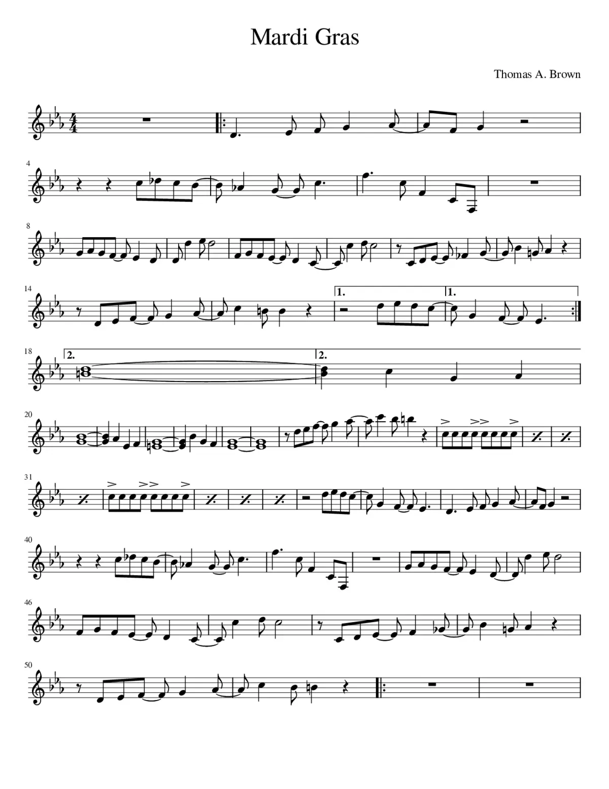 Mardi gras - Page 1