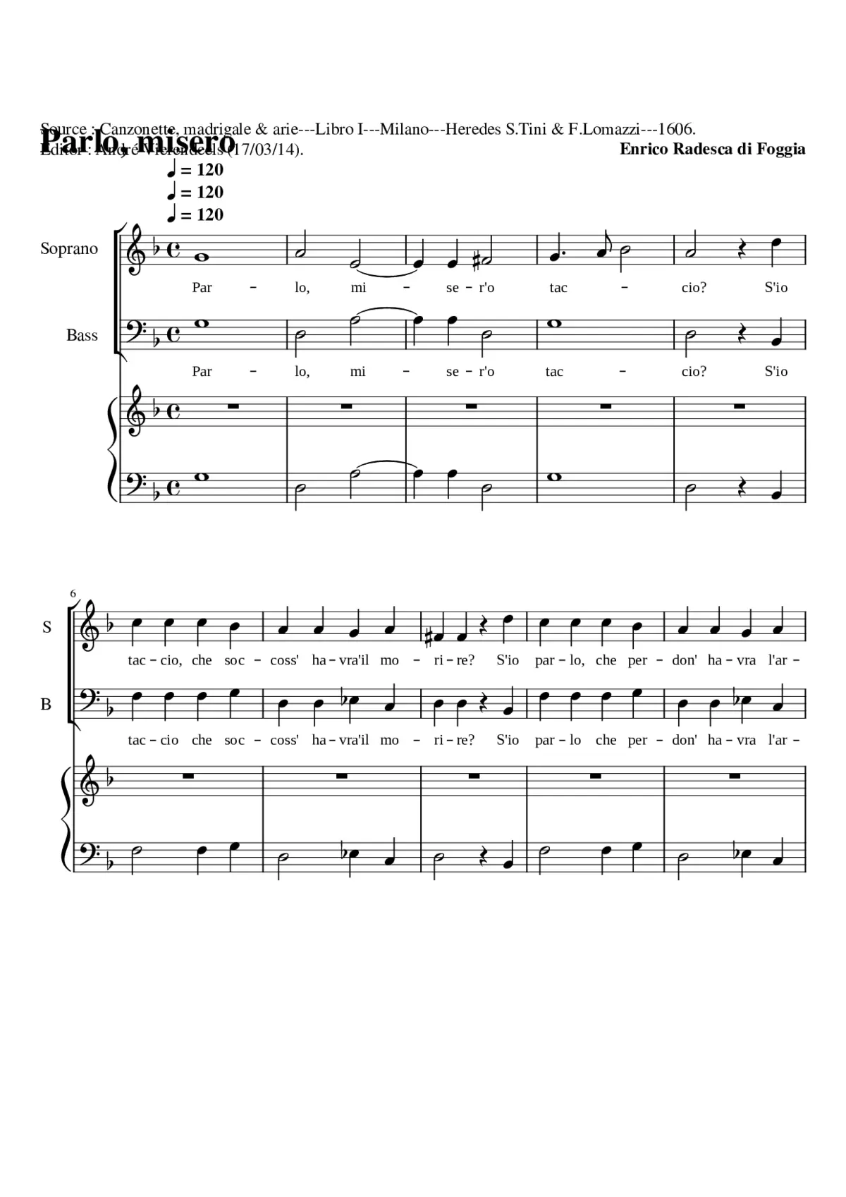 Parlo misero - Page 1