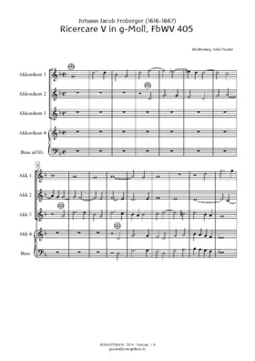 Ricercar V in g-Moll