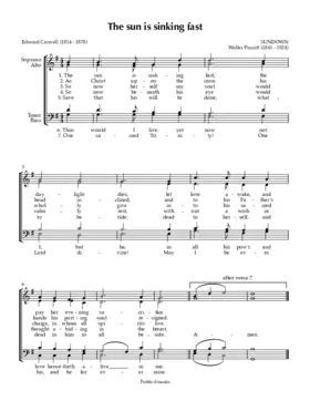 The sun is sinking fast