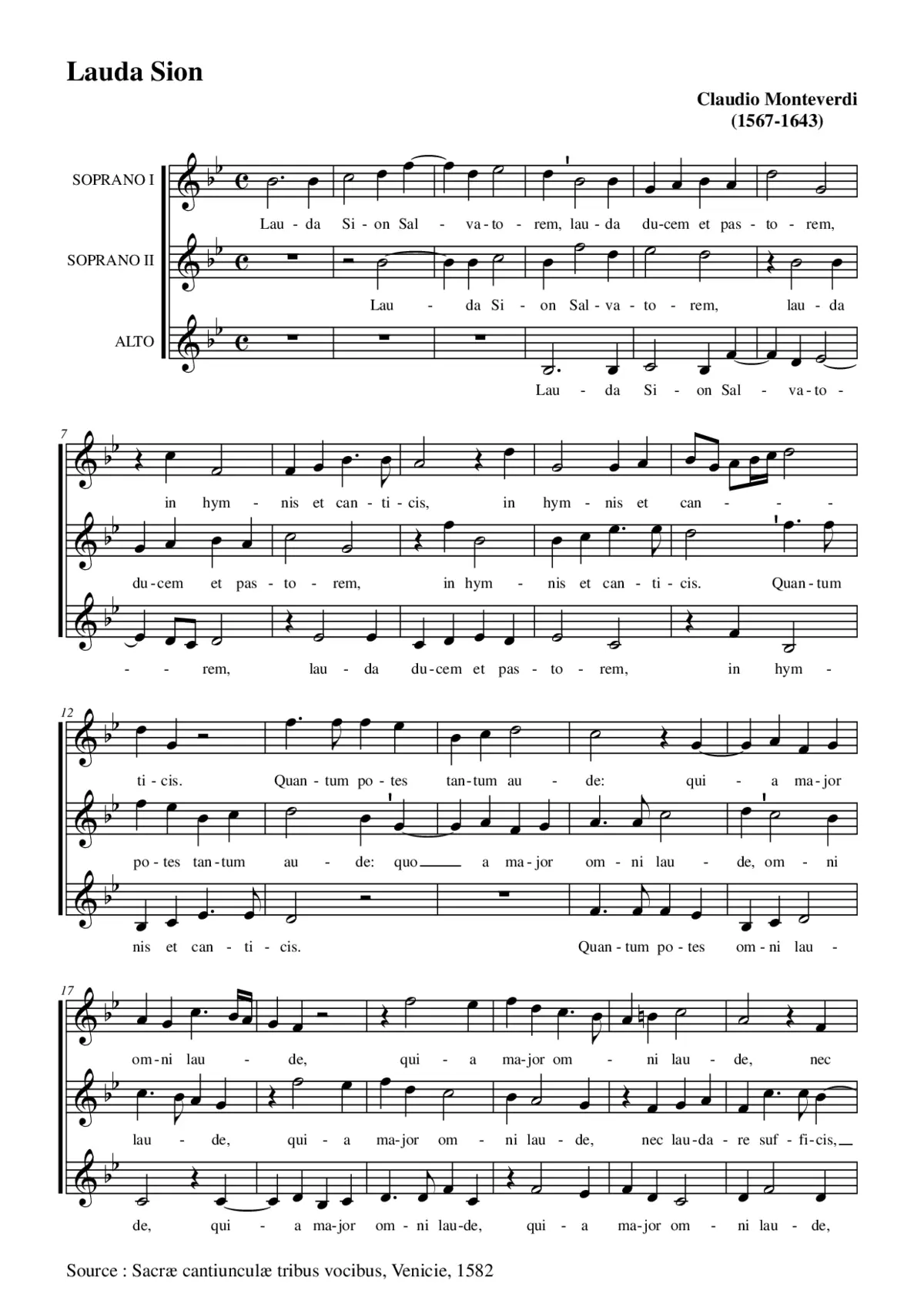 Lauda Sion - Page 1