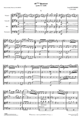 String Quartet in A major