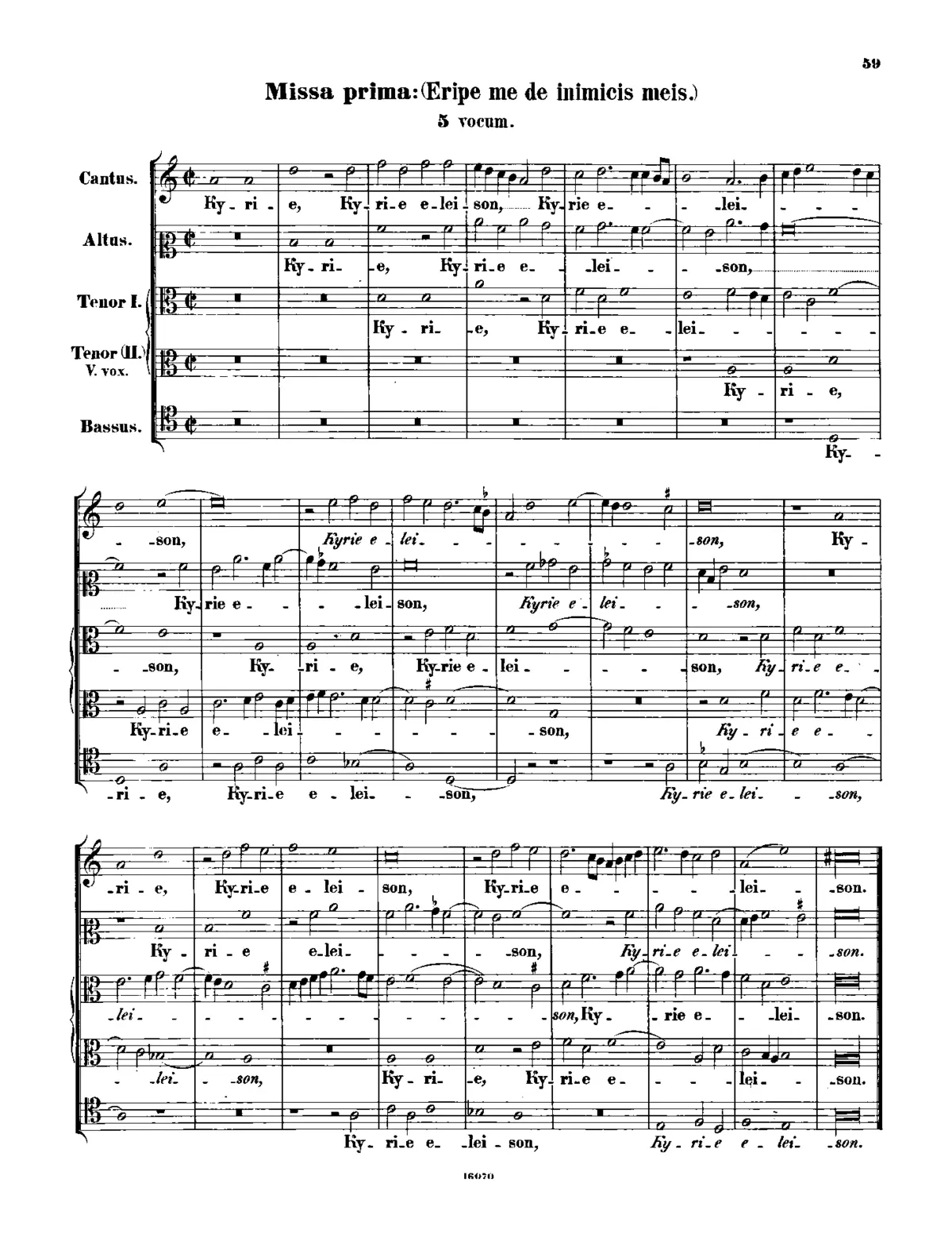 Missa prima - Page 1