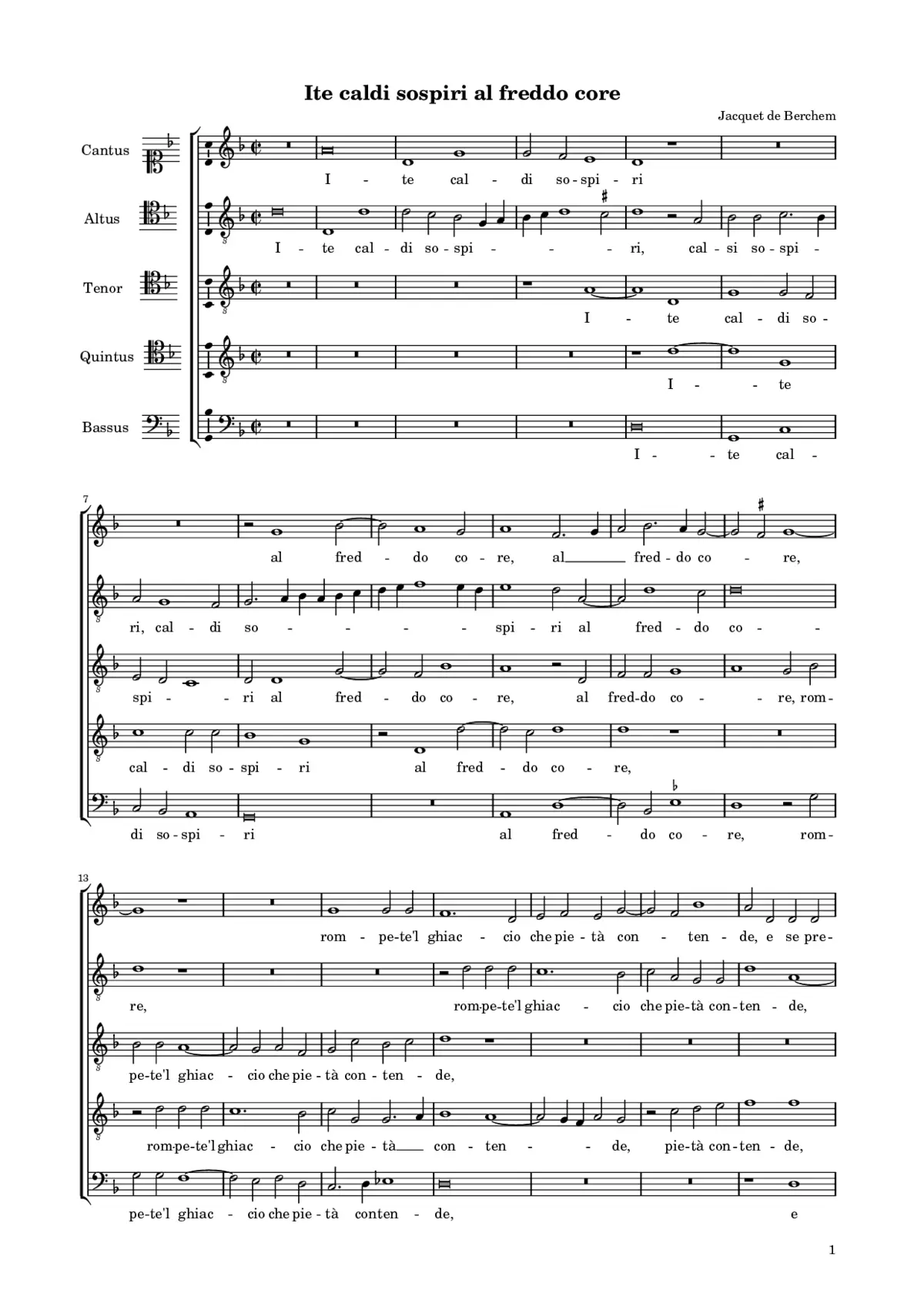Ite caldi sospiri - Page 1