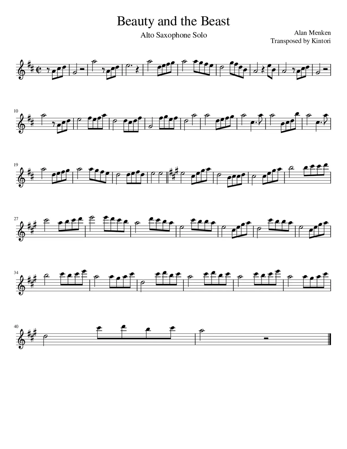 Beauty and the Beast - Page 1