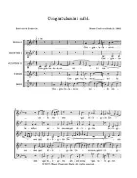 Congratulamini mihi