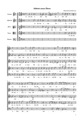 Adesto unus Deus