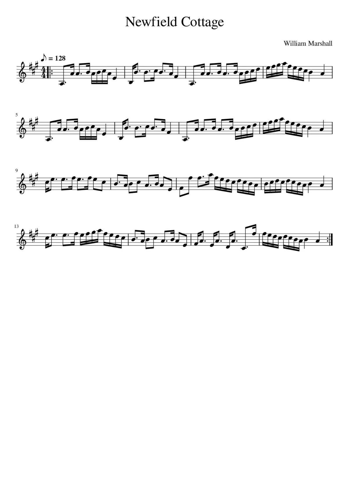 Newfield Cottage - Page 1