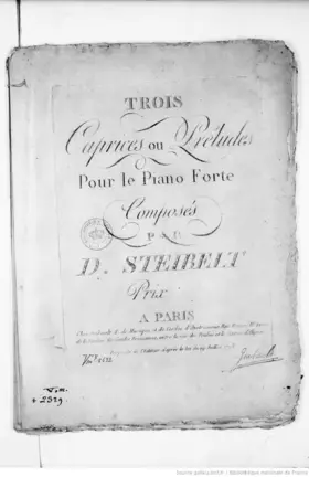 3 Caprices or Preludes