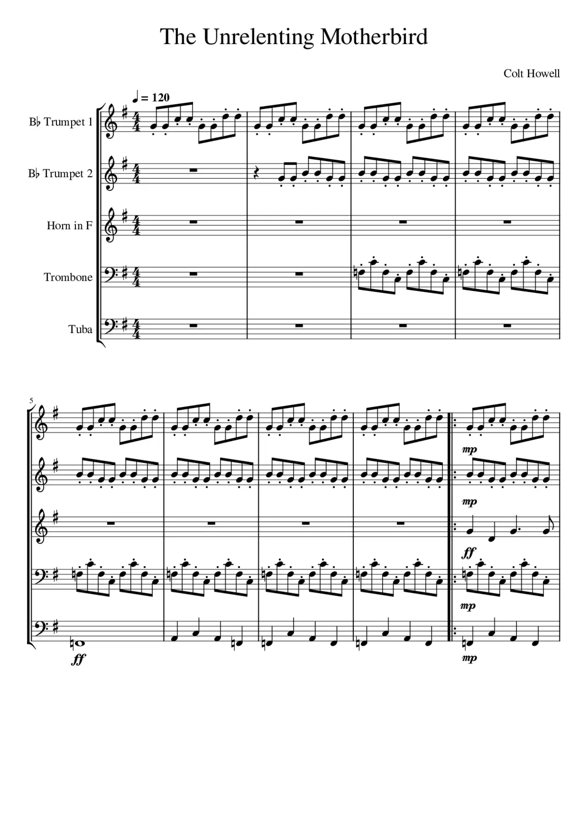 The Unrelenting Motherbird - Page 1