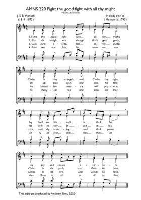 Fight the good fight with all thy might