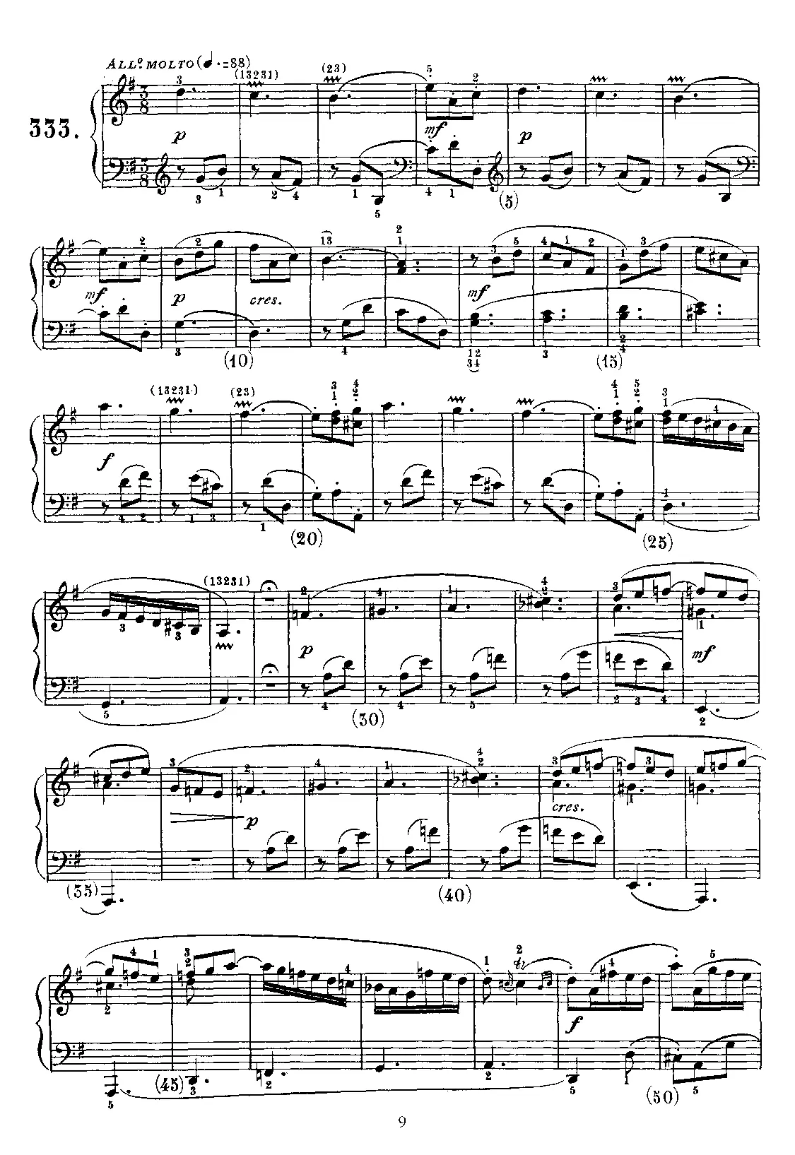 Keyboard Sonata in D major - Page 1