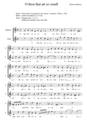 O thou that art so cruel