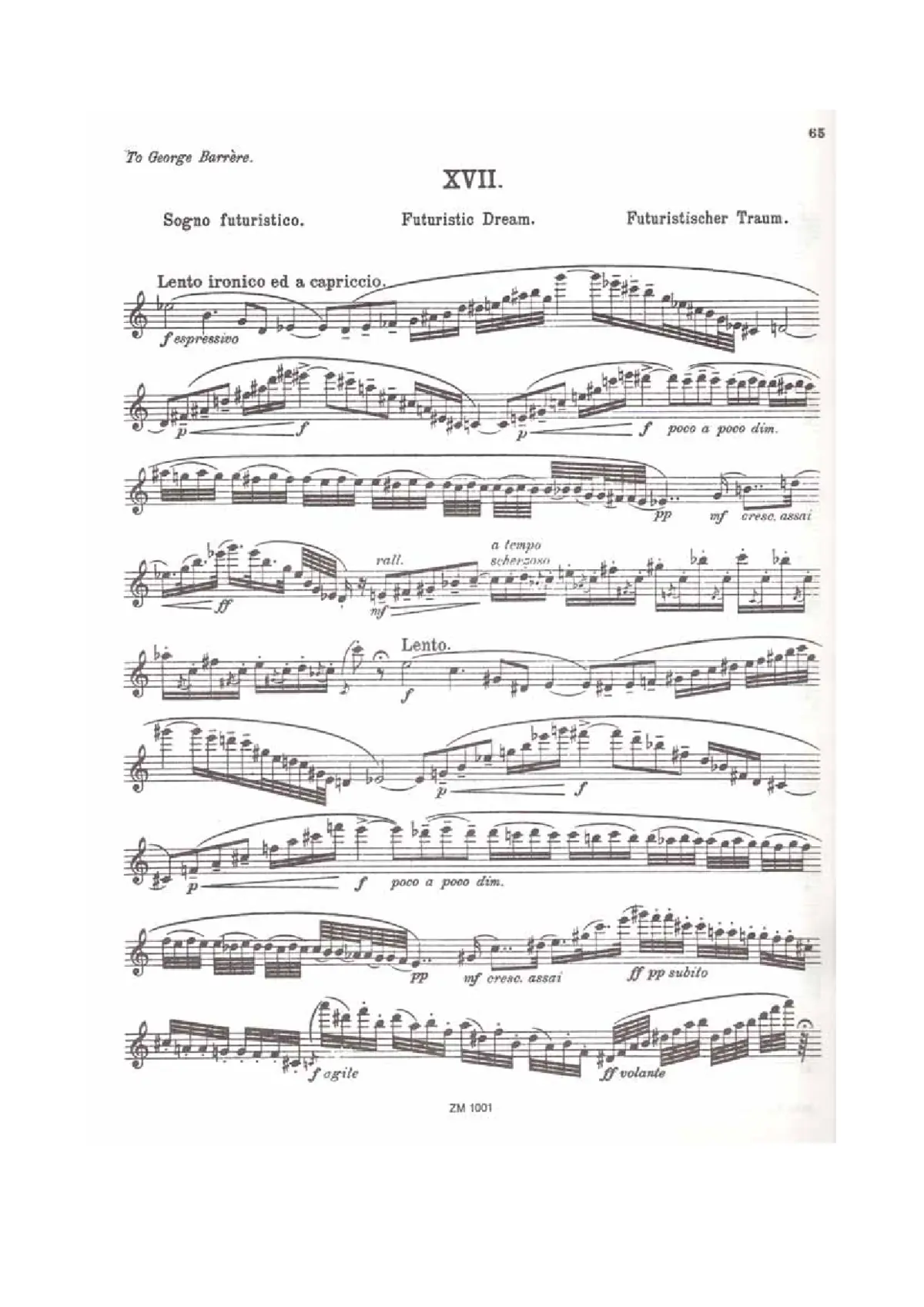 18 Caprices for Flute - Page 1