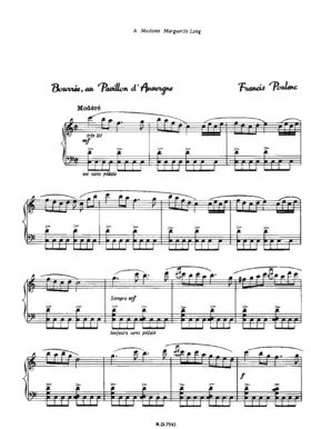 Bourrée, au Pavillon d’Auvergne