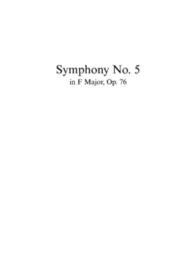 Symphony No.5