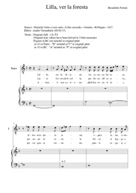 Lilla, ver la foresta