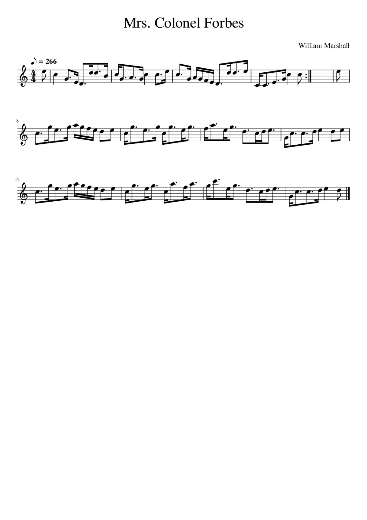 Mrs. Colonel Forbes - Page 1