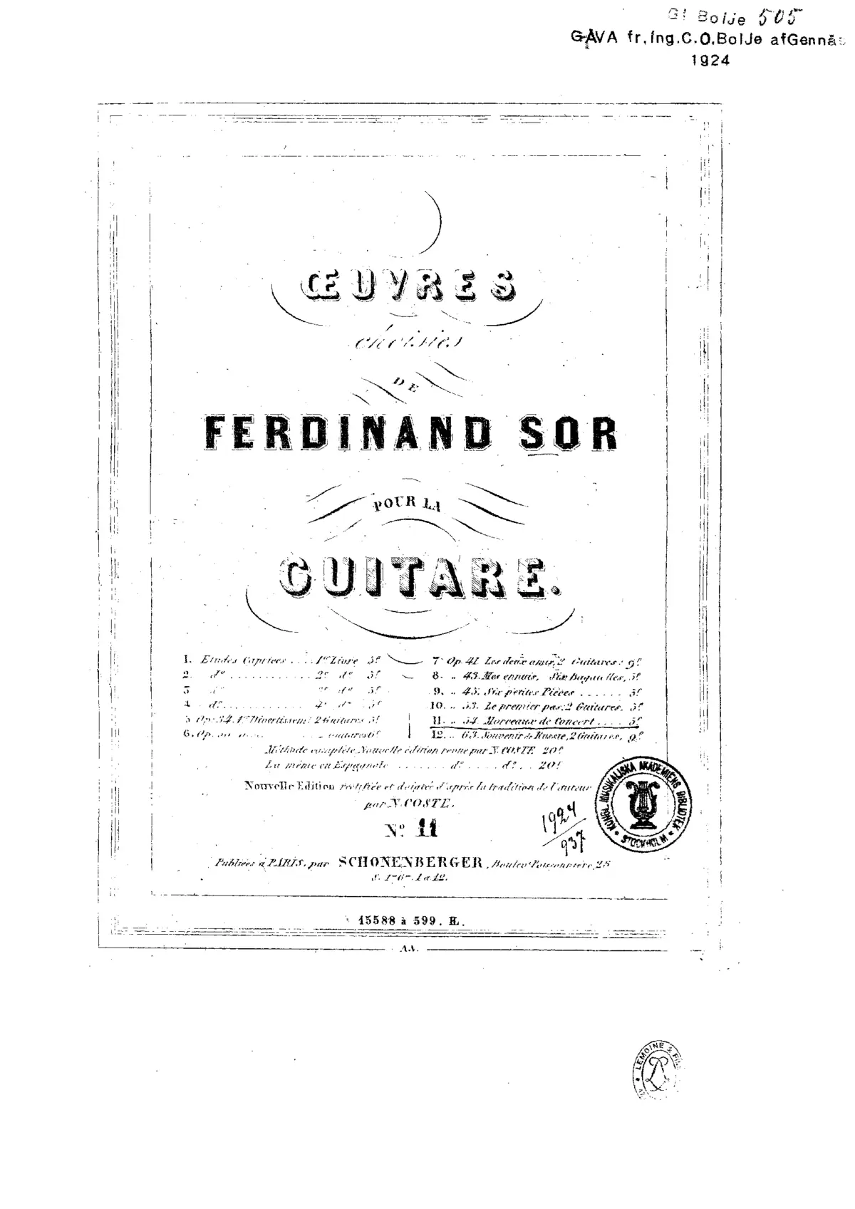 Morceaux de concert - Page 1