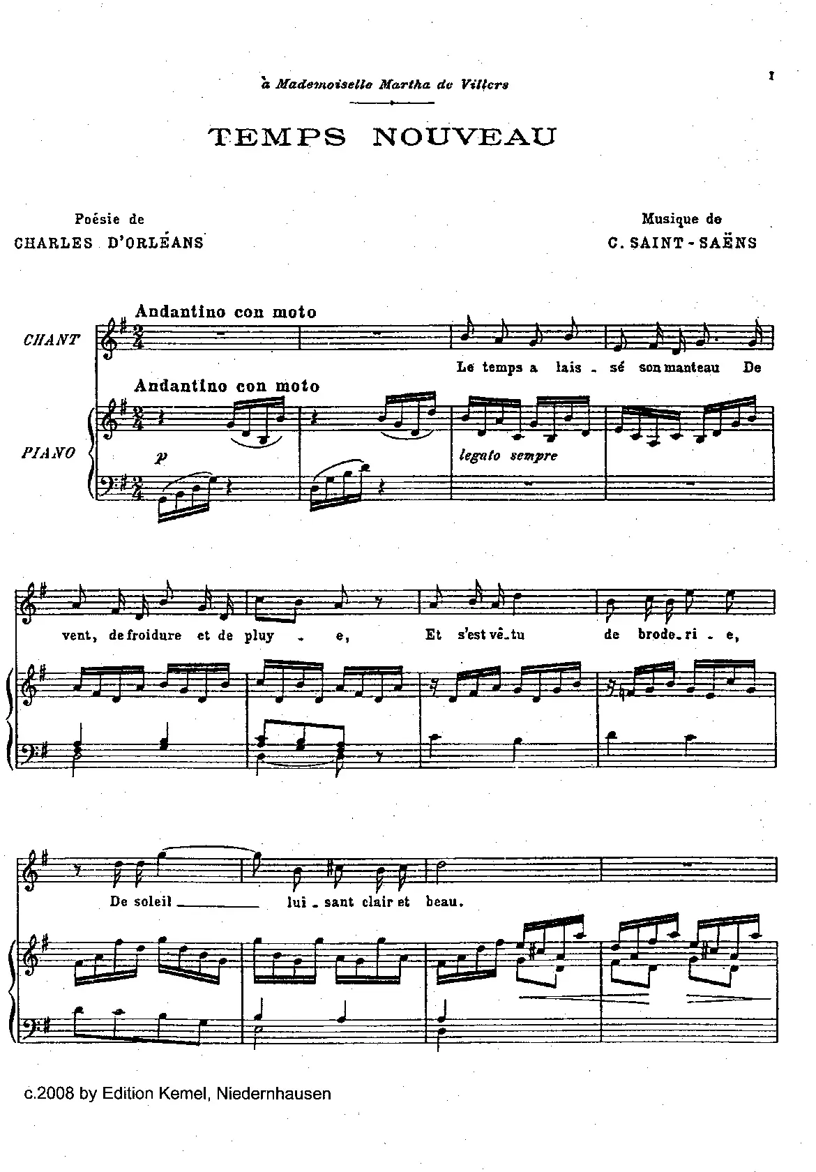 Vieilles chansons - Page 1
