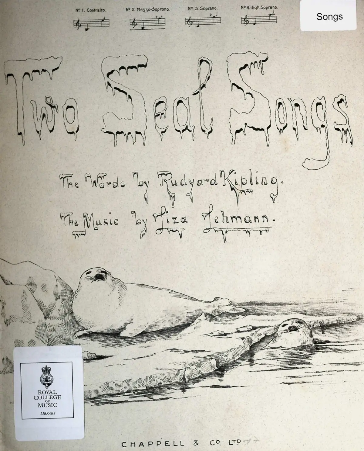 2 Seal Songs - Page 1