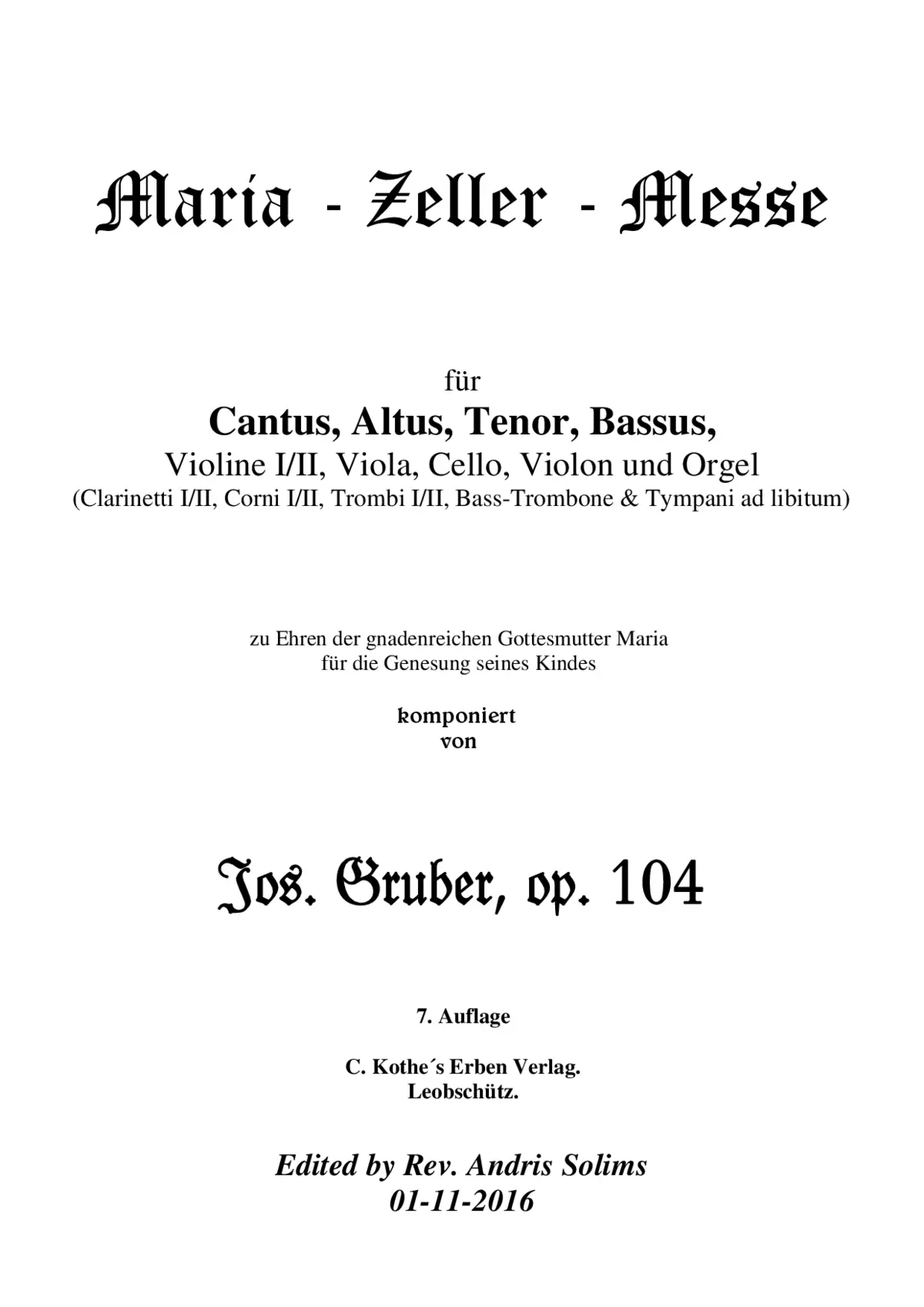 Maria Zeller Messe - Page 1