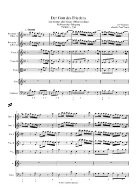 Der Gott des Friedens, TWV 1:250