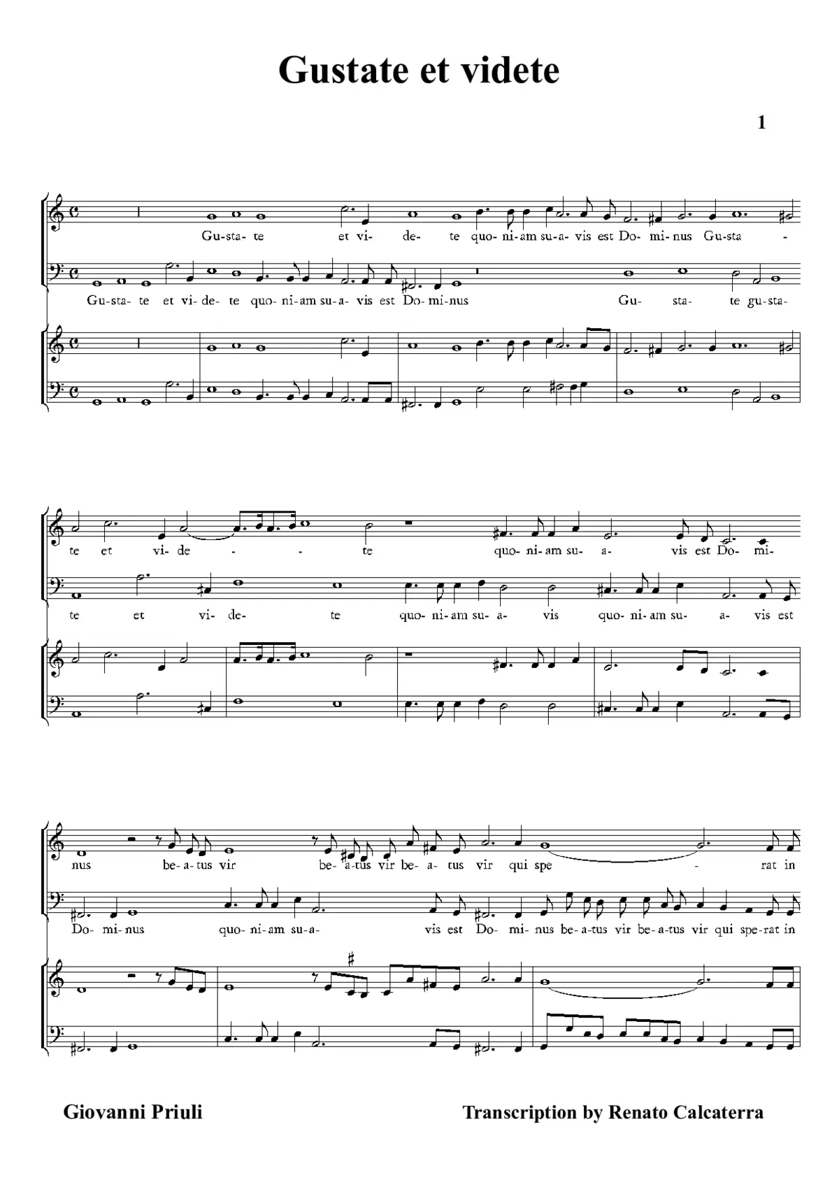 Gustate et videte - Page 1