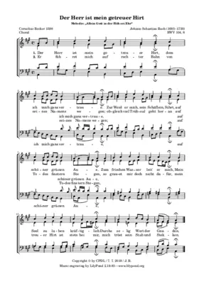 Du Hirte Israel, höre, BWV 104