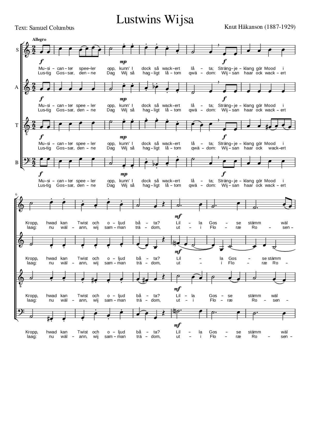 Lustwins Wijsa - Page 1