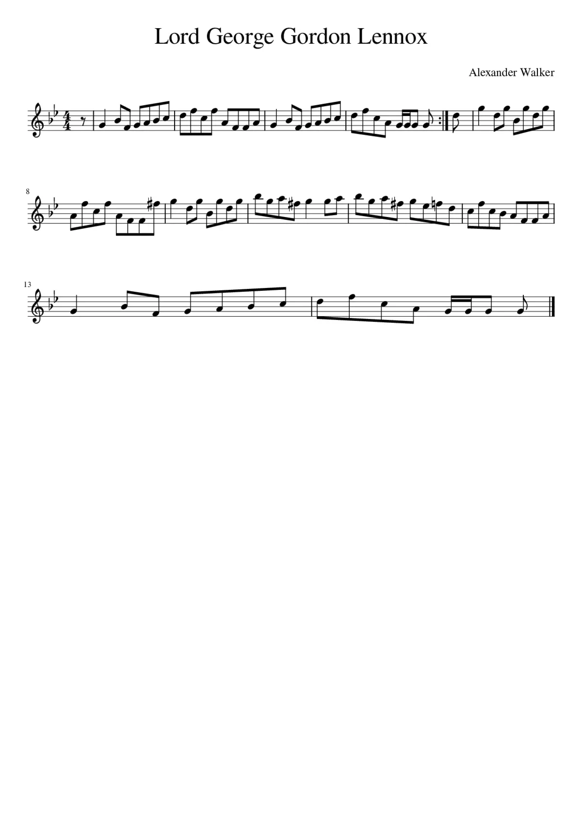 Lord George Gordon Lennox - Page 1