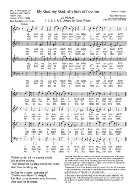 My God, my God, why leav'st thou me