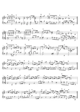 Aria variata in A minor BWV 989