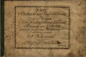 XXIV Schottische und Englische Taentze fürs Clavier oder Fortepiano