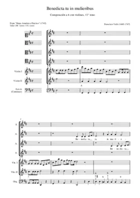 Benedicta tu in mulieribus II