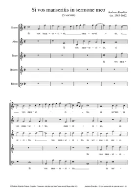 Si vos manseritis in sermone meo