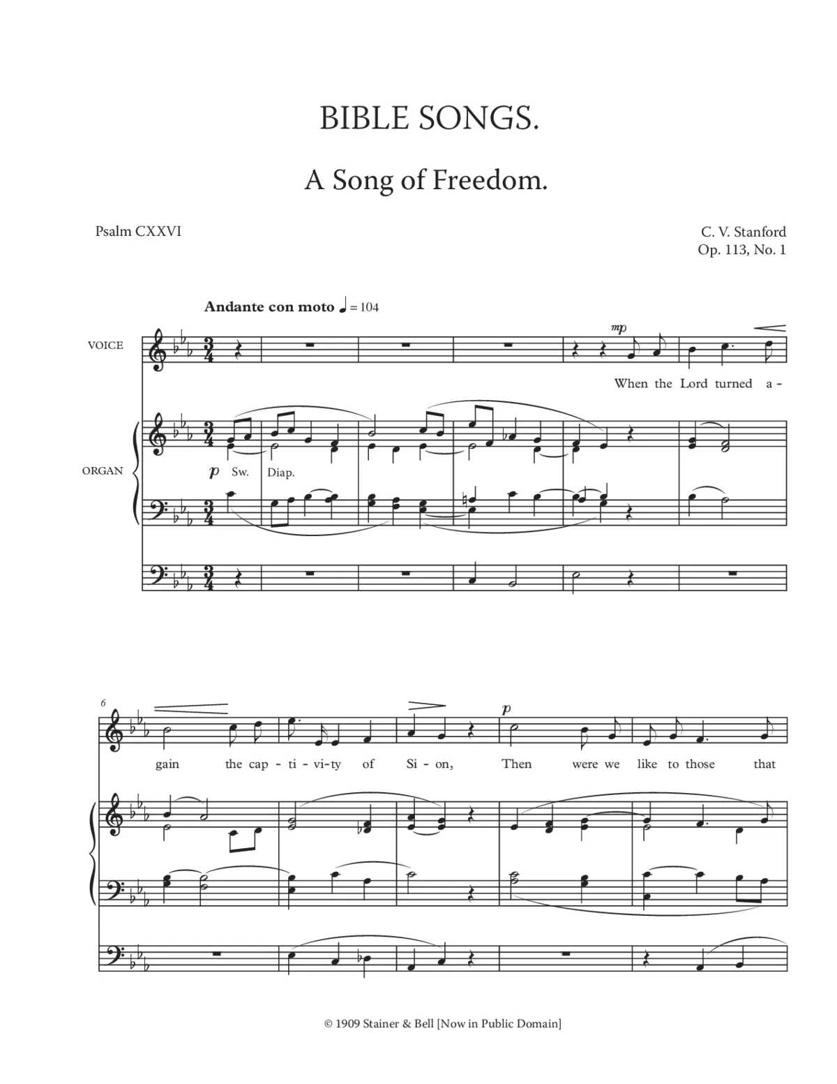 A Song of Freedom - Page 1
