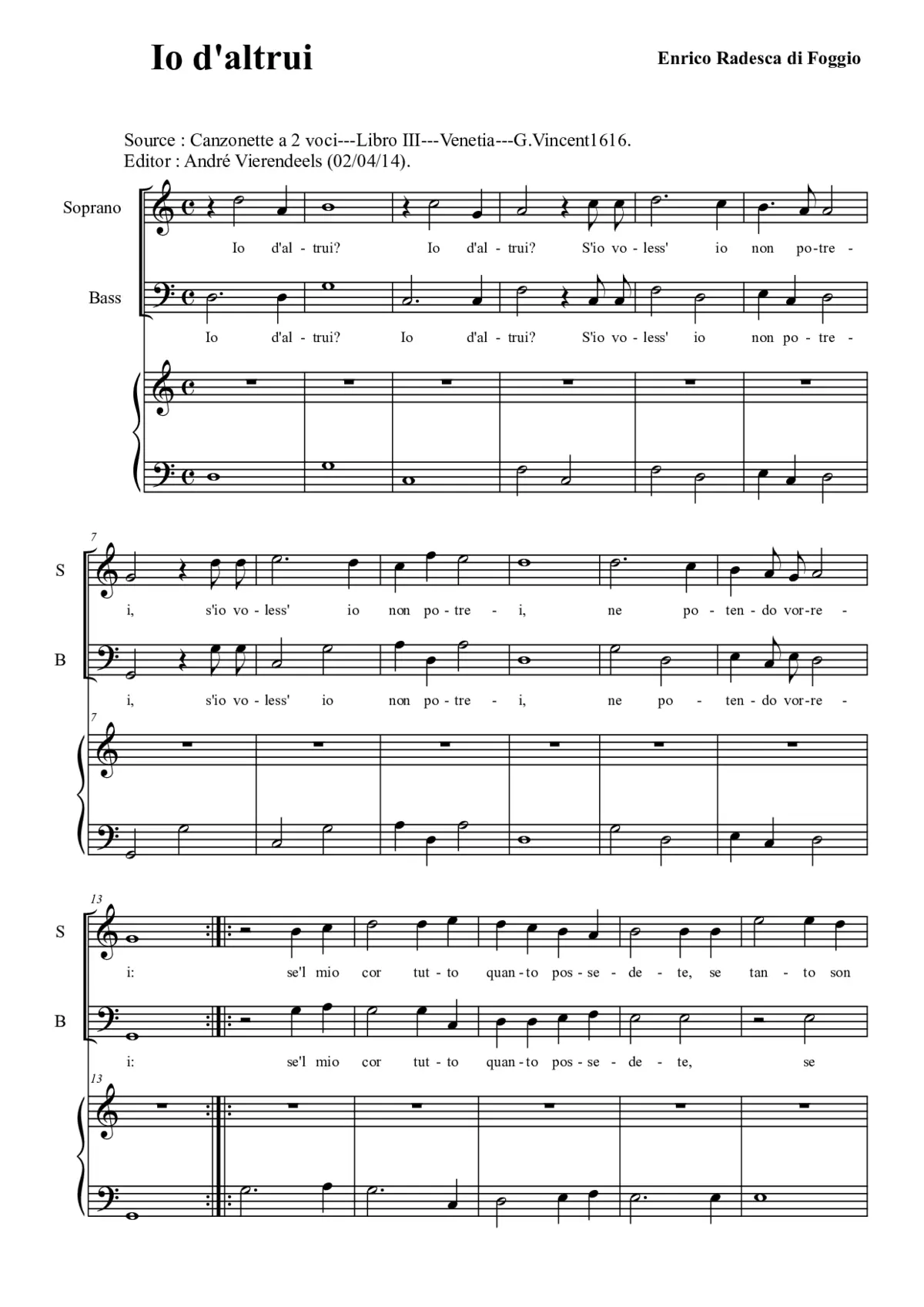 Io d'altrui - Page 1