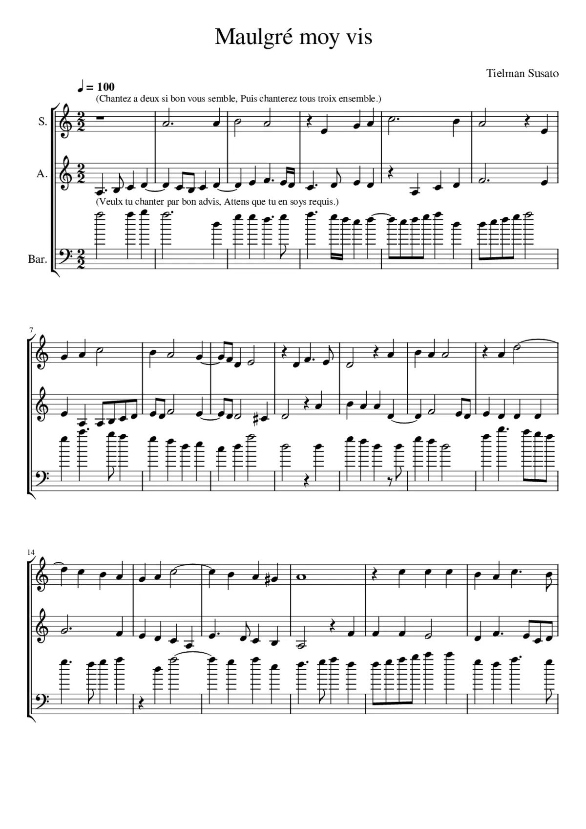 Maulgré moy vis - Page 1