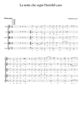 La notte che segui l'horribil caso