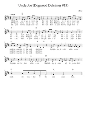 Uncle Joe (Dogwood Dulcimer 13)