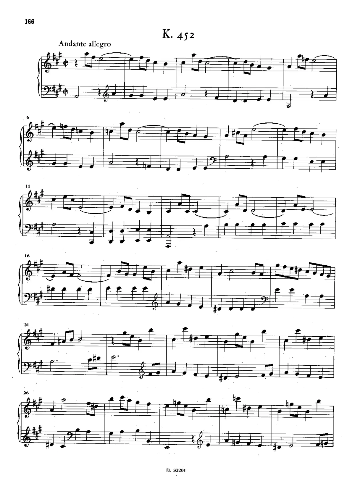 Keyboard Sonata in A major - Page 1
