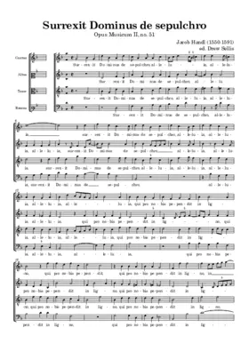 Surrexit Dominus de sepulchro