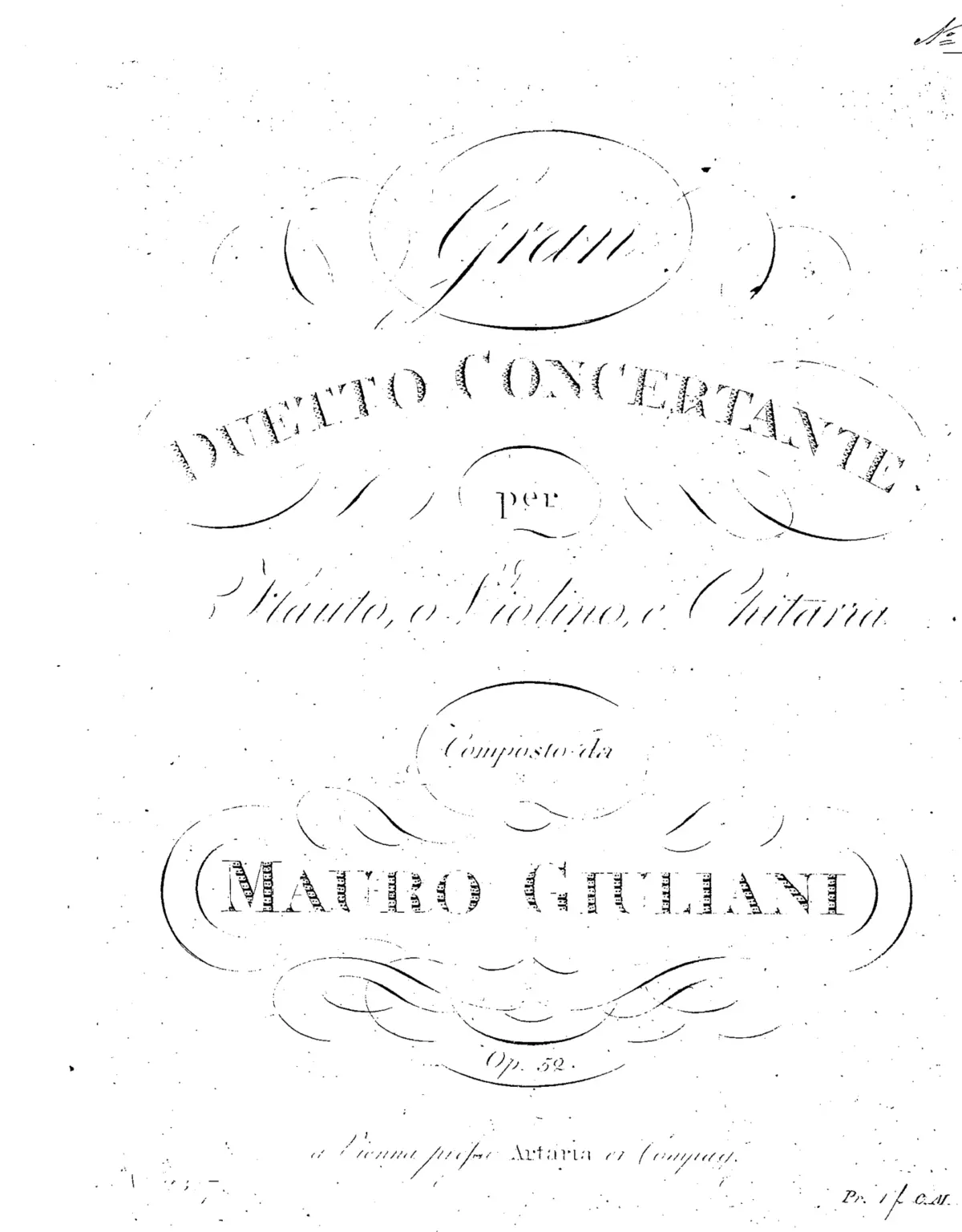 Gran Duetto Concertante, Op.52 - Page 1
