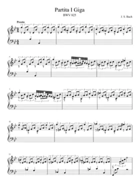 Partita in B-flat major BWV 825