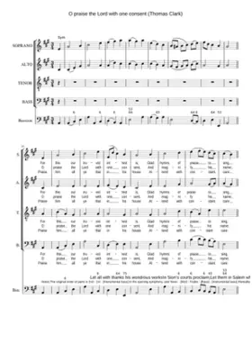 O praise the Lord with one consent