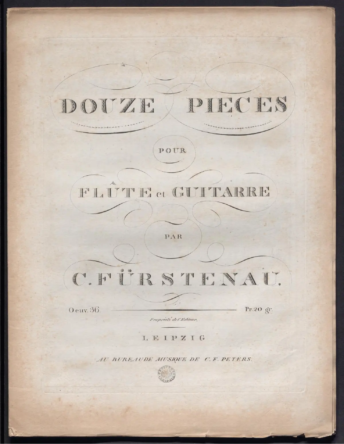 12 Pieces for Flute and Guitar - Page 1