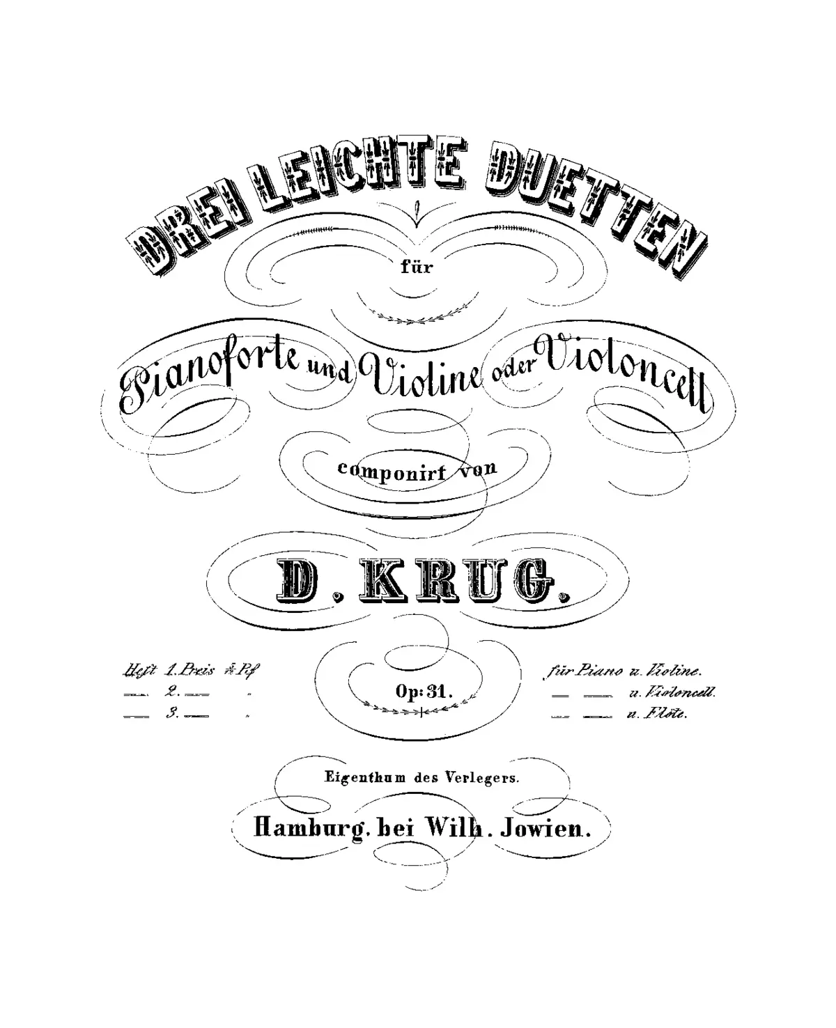 3 Leichte Duetten - Page 1