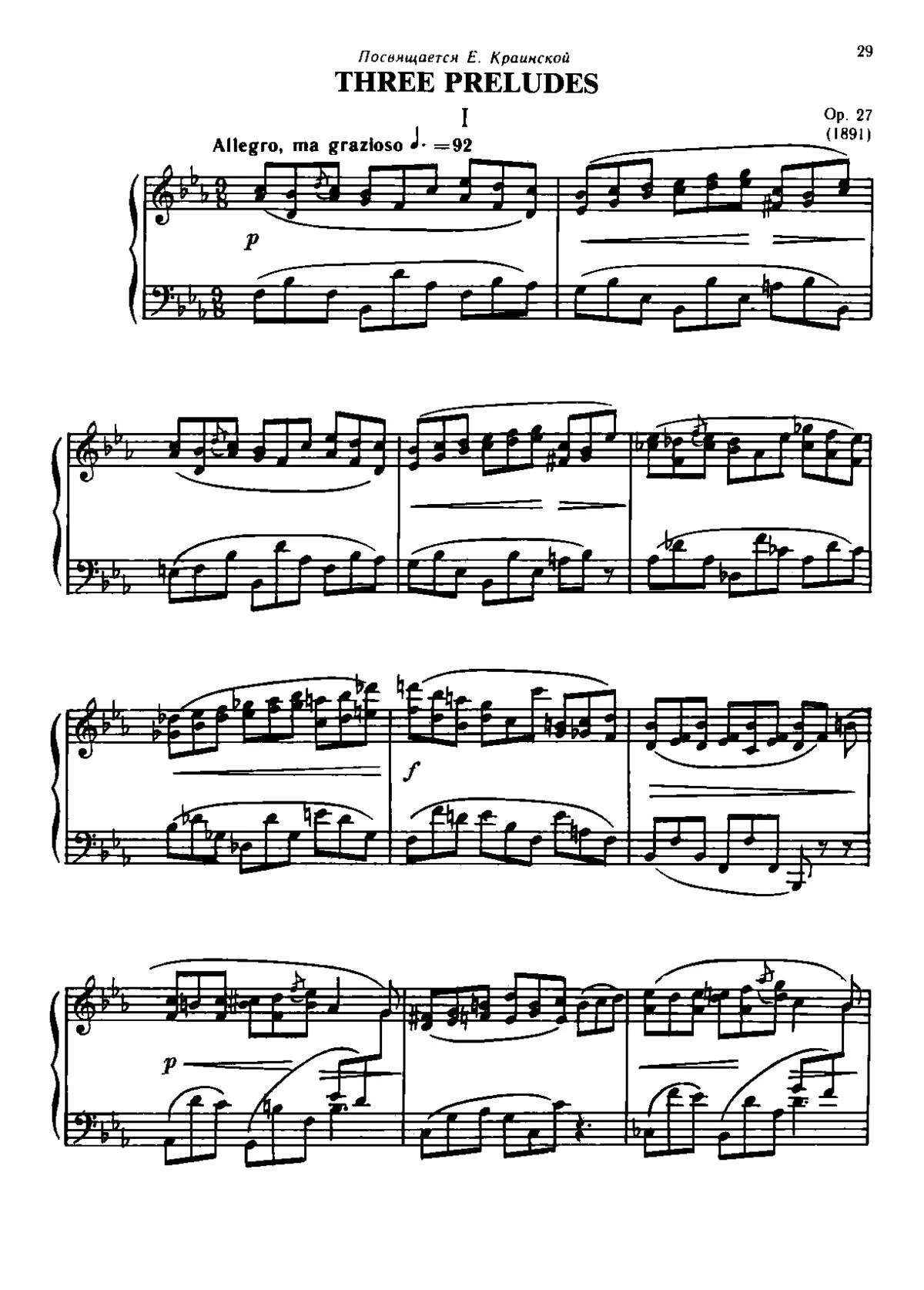 3 Preludes - Page 1