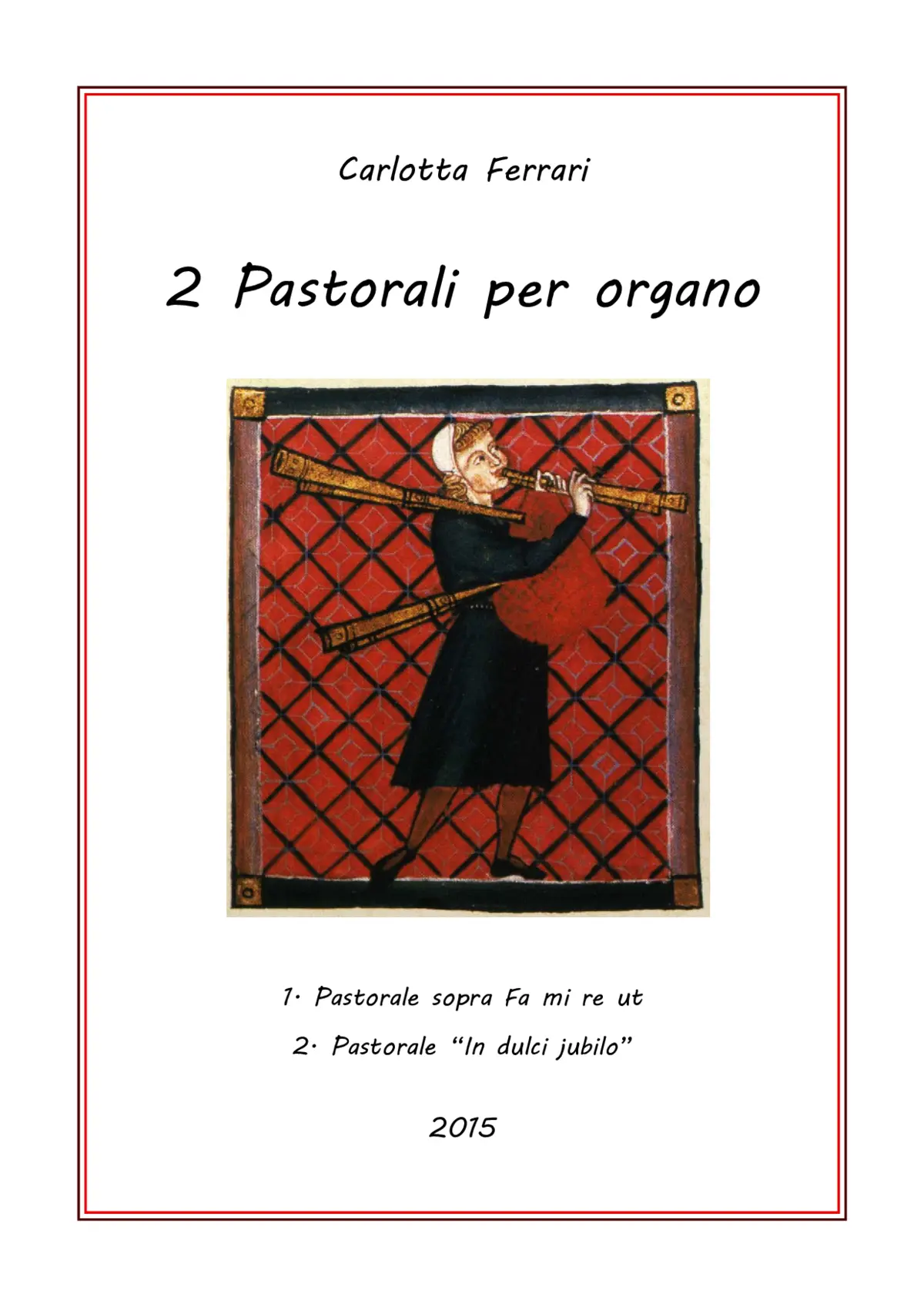 2 Pastorali per organo - Page 1